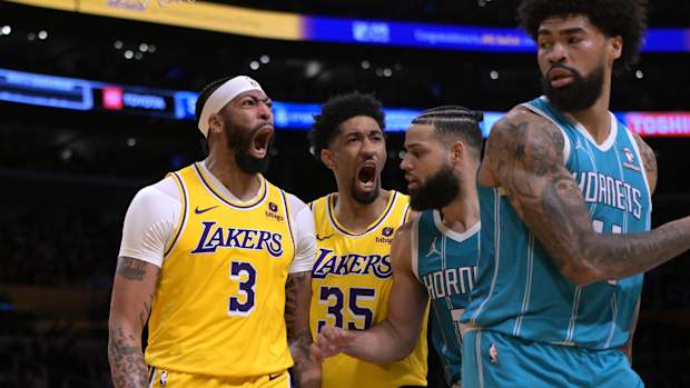Anthony Davis Christian Wood Charlotte Hornets Nick Richards